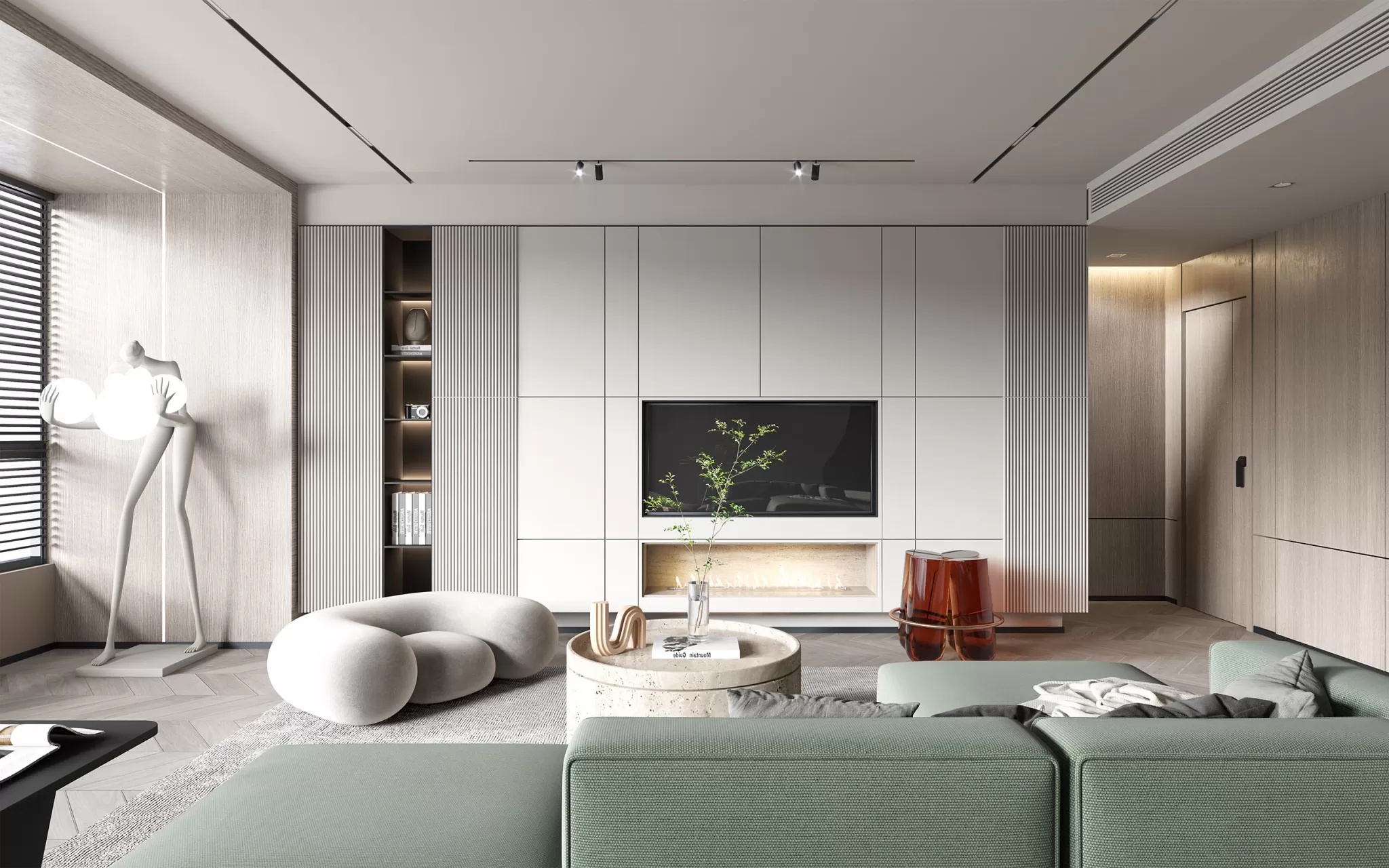 LIVING ROOM – MODERN STYLE – 3D SCENE – 050 LIVING ROOM – MODERN STYLE – 3D SCENE – 050