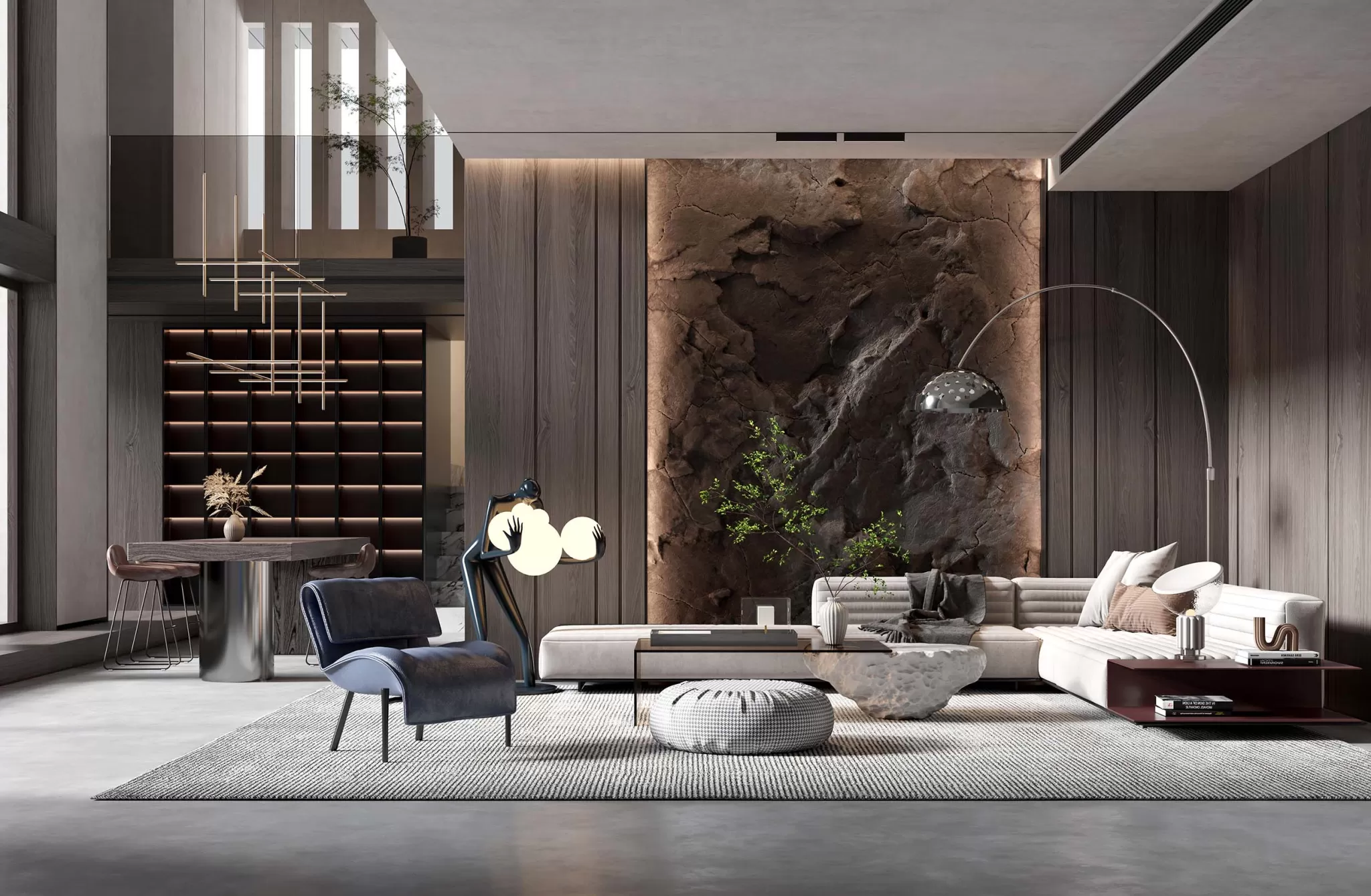 LIVING ROOM – MODERN STYLE – 3D SCENE – 094 LIVING ROOM – MODERN STYLE – 3D SCENE – 094