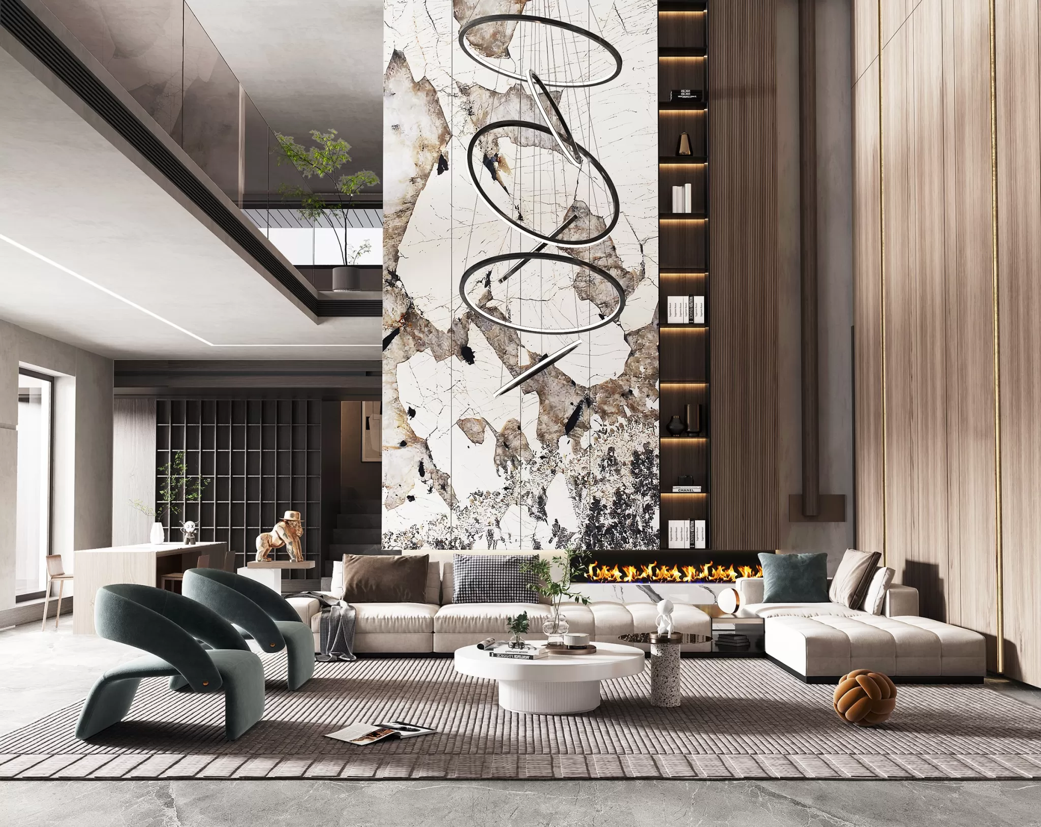 LIVING ROOM – MODERN STYLE – 3D SCENE – 104 LIVING ROOM – MODERN STYLE – 3D SCENE – 104