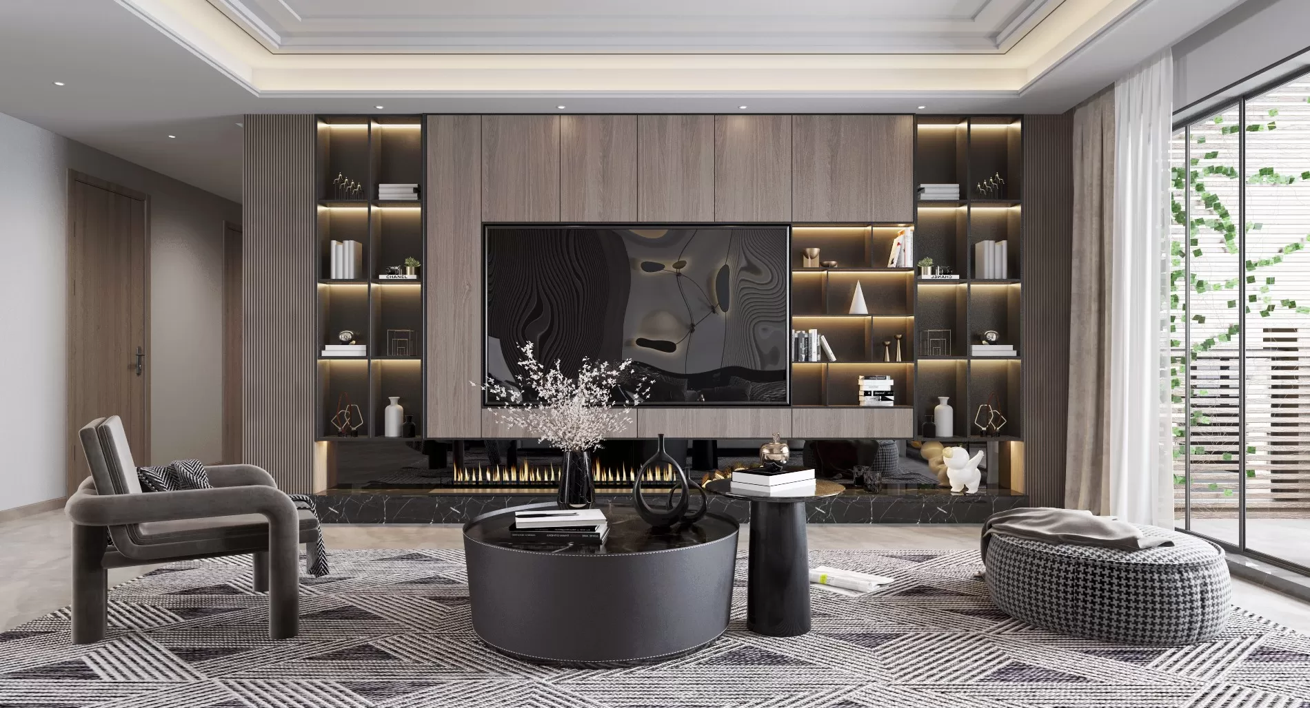 LIVING ROOM – MODERN STYLE – 3D SCENE – 106 LIVING ROOM – MODERN STYLE – 3D SCENE – 106