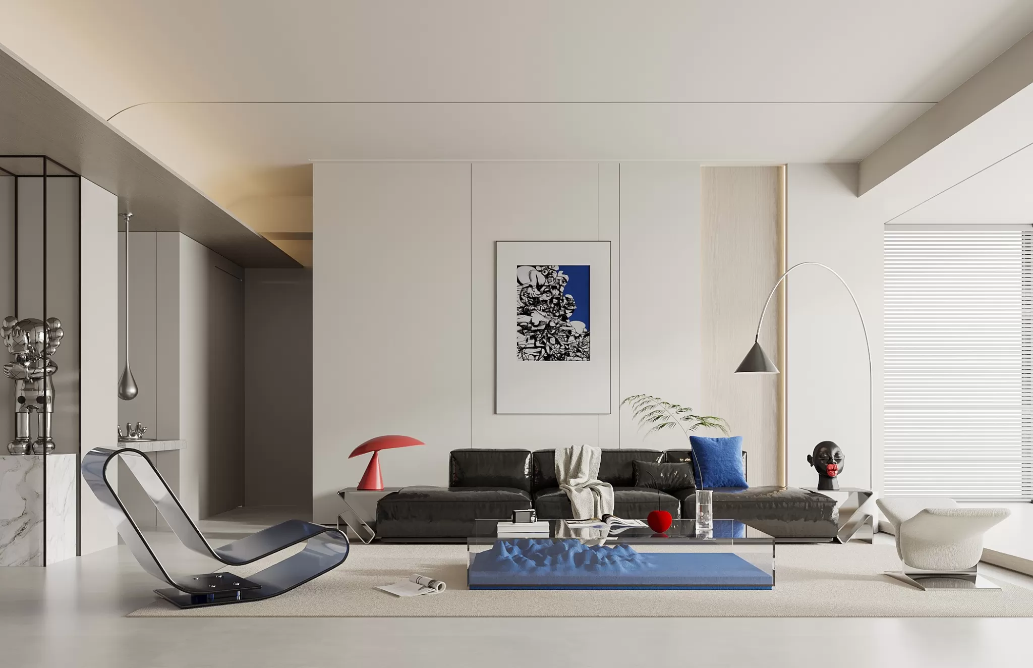 LIVING ROOM – MODERN STYLE – 3D SCENE – 129 LIVING ROOM – MODERN STYLE – 3D SCENE – 129