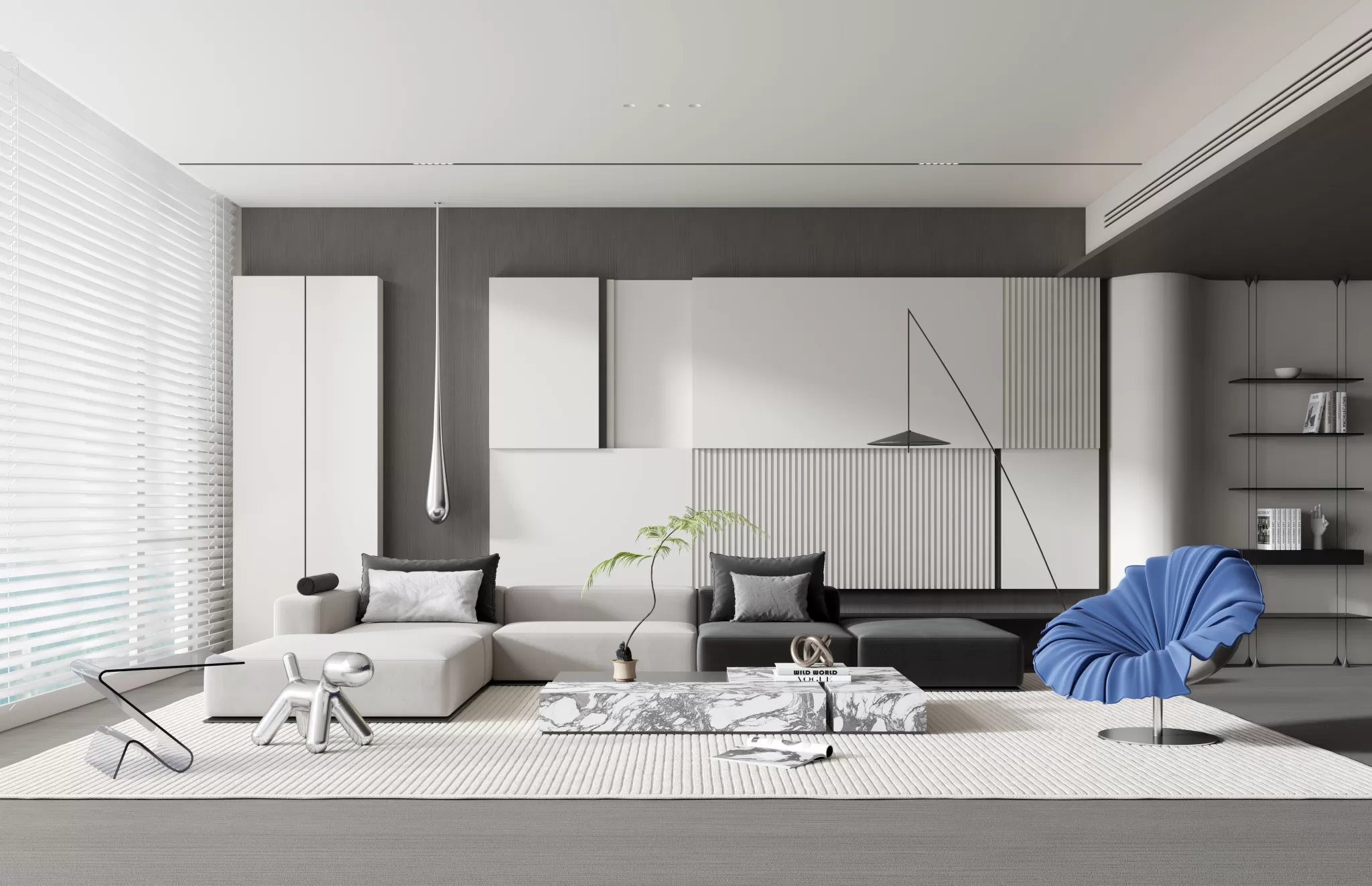 LIVING ROOM – MODERN STYLE – 3D SCENE – 141 LIVING ROOM – MODERN STYLE – 3D SCENE – 141