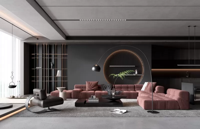 LIVING ROOM – MODERN STYLE – 3D SCENE – 155 LIVING ROOM – MODERN STYLE – 3D SCENE – 155