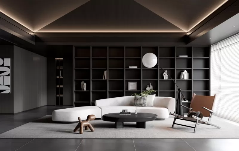 LIVING ROOM – MODERN STYLE – 3D SCENE – 164 LIVING ROOM – MODERN STYLE – 3D SCENE – 164