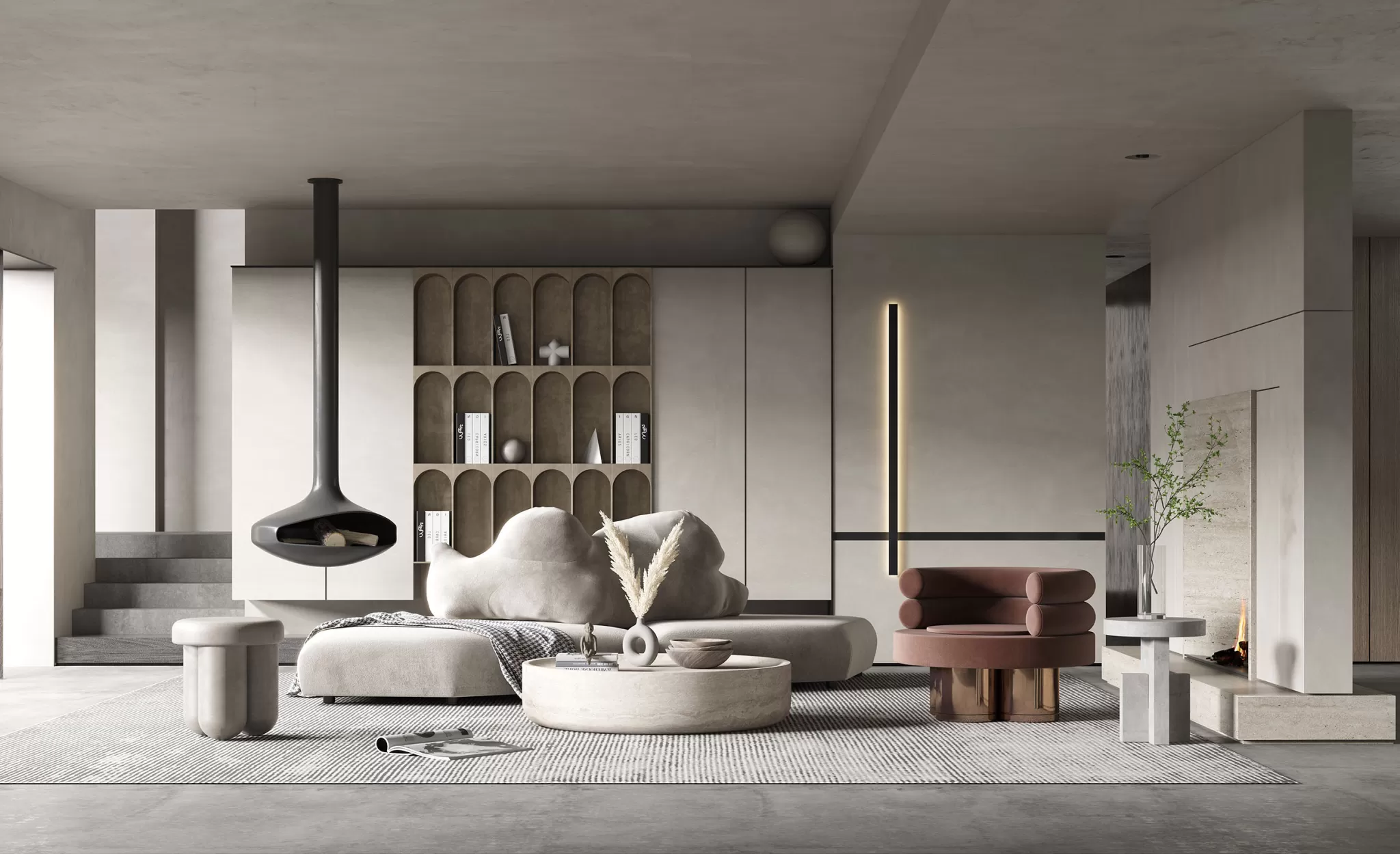 LIVING ROOM – MODERN STYLE – 3D SCENE – 183 LIVING ROOM – MODERN STYLE – 3D SCENE – 183