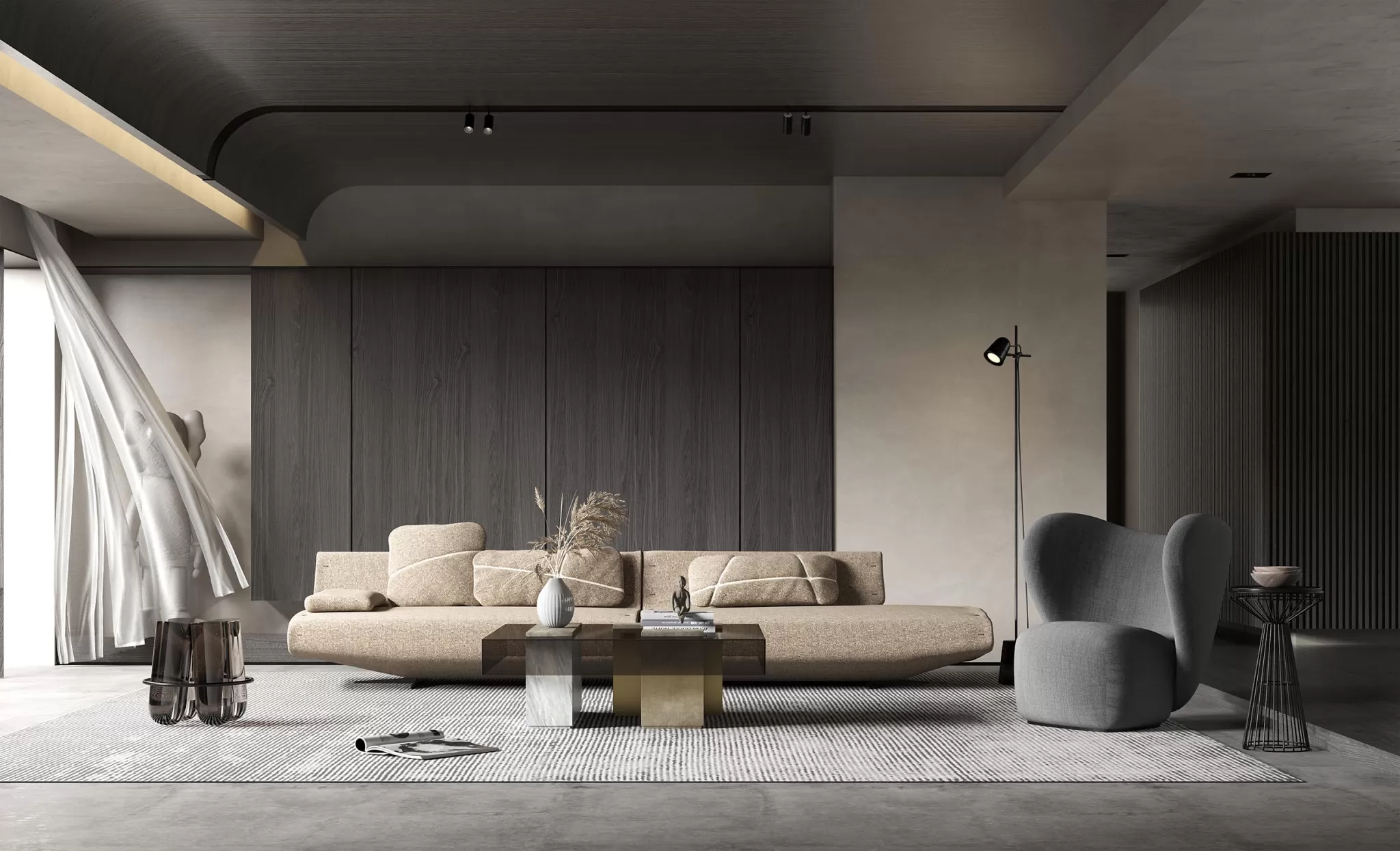 LIVING ROOM – MODERN STYLE – 3D SCENE – 191 LIVING ROOM – MODERN STYLE – 3D SCENE – 191