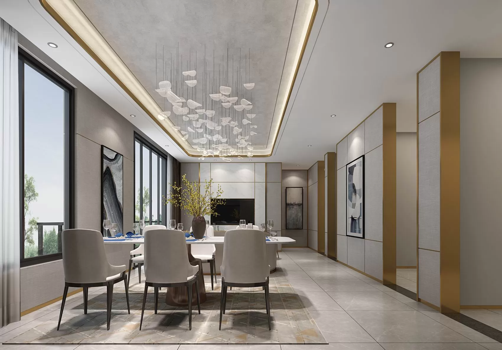 LIVING ROOM – MODERN STYLE – 618