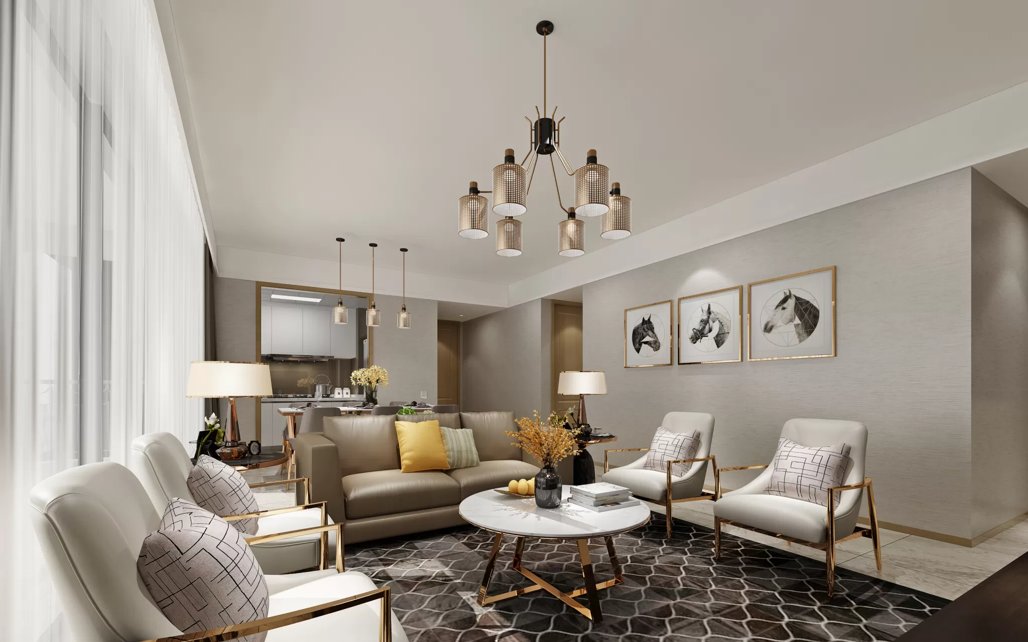 LIVING ROOM – MODERN STYLE – 636