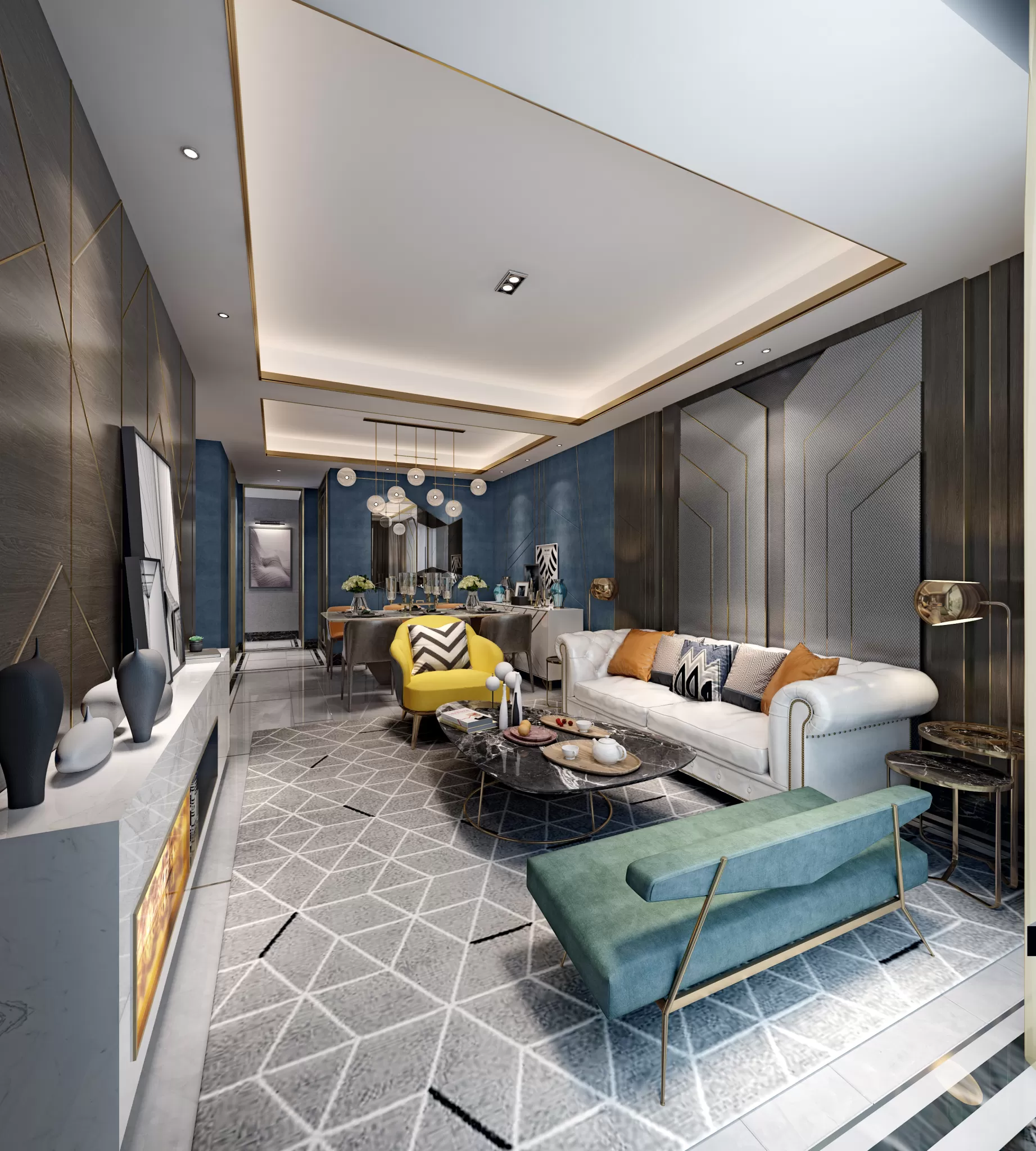 LIVING ROOM – MODERN STYLE – 667