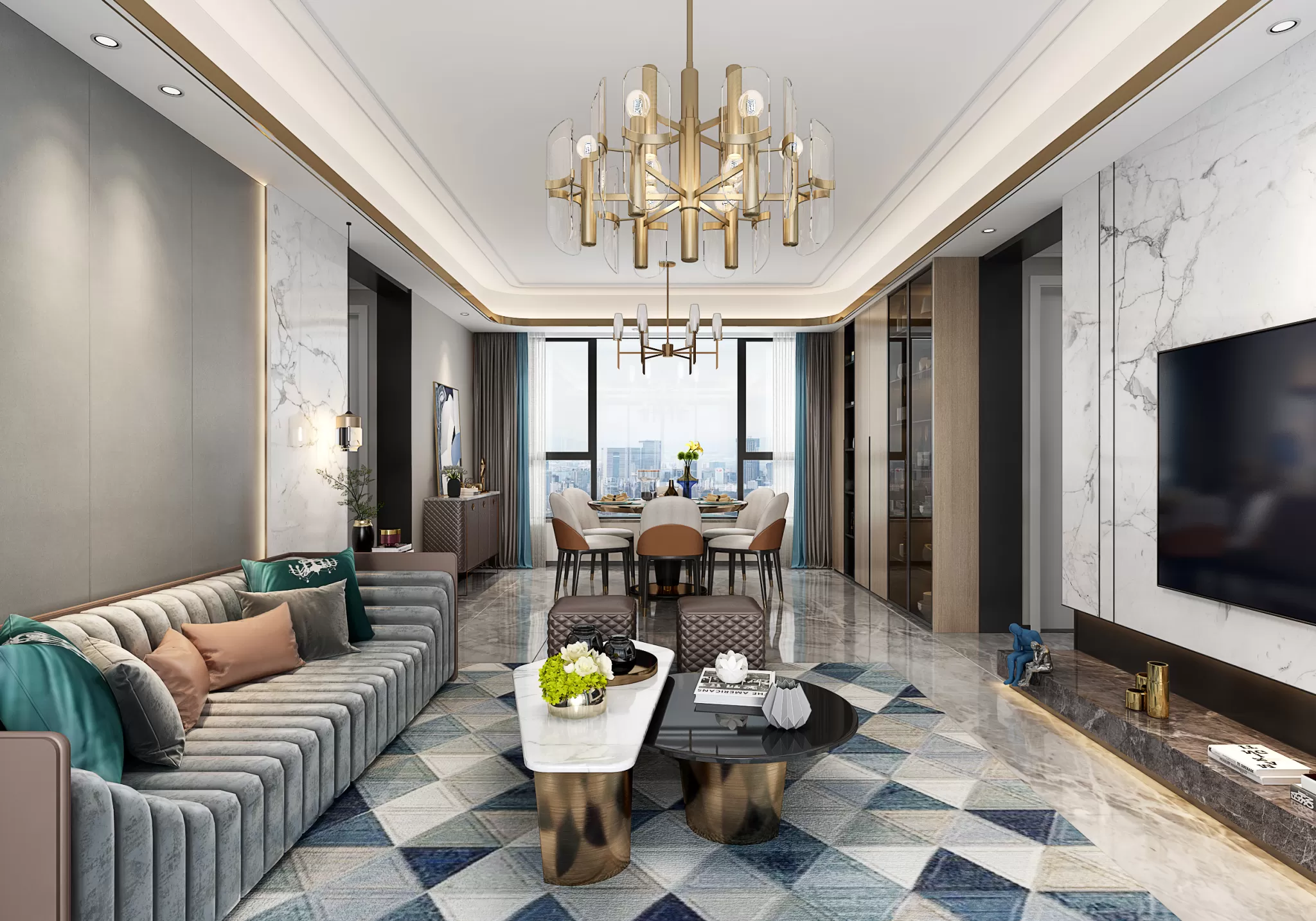 LIVING ROOM – MODERN STYLE – 673