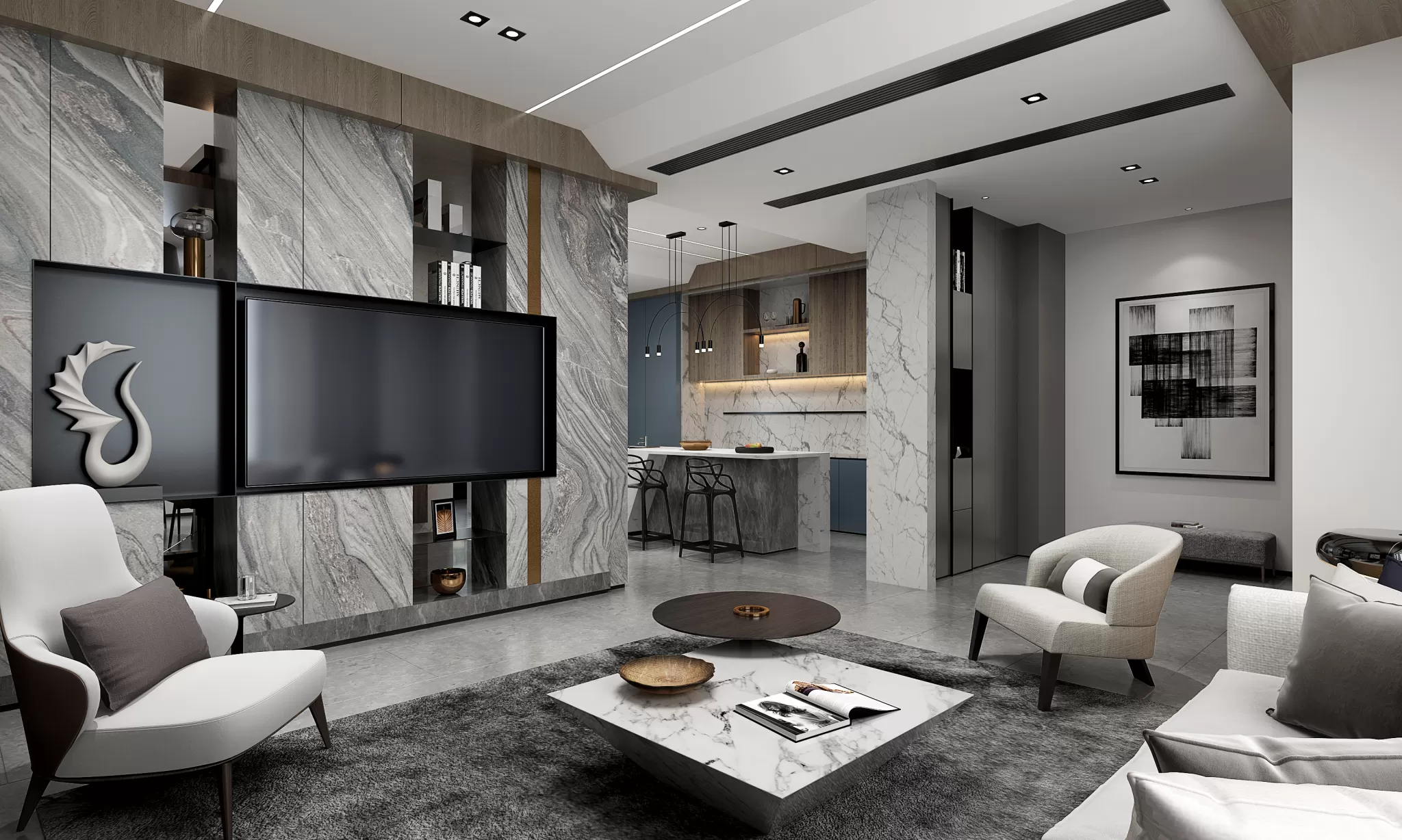 LIVING ROOM – MODERN STYLE – 677