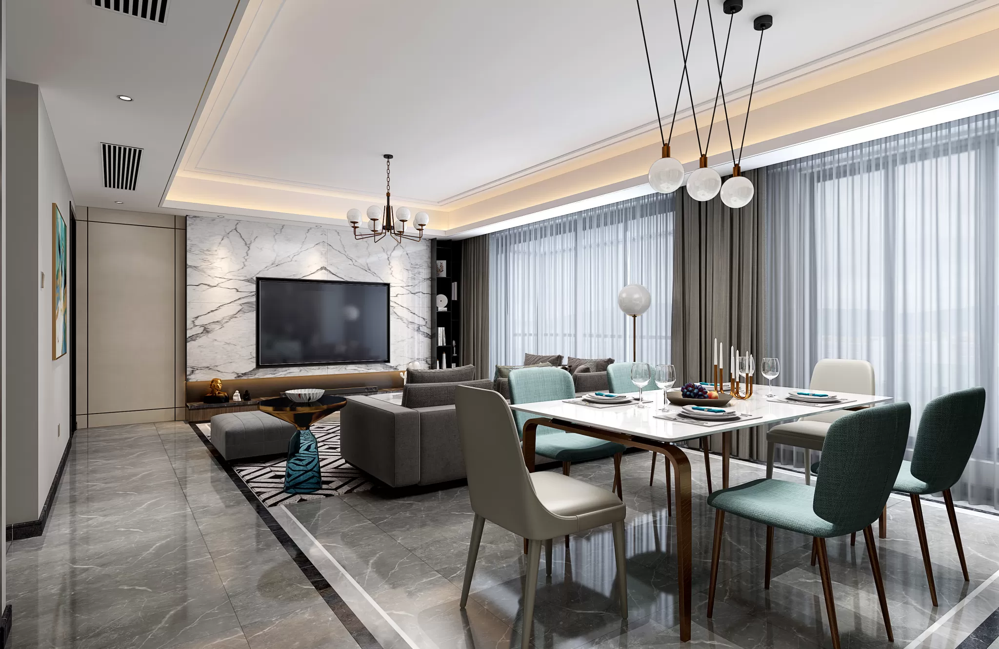 LIVING ROOM – MODERN STYLE – 682