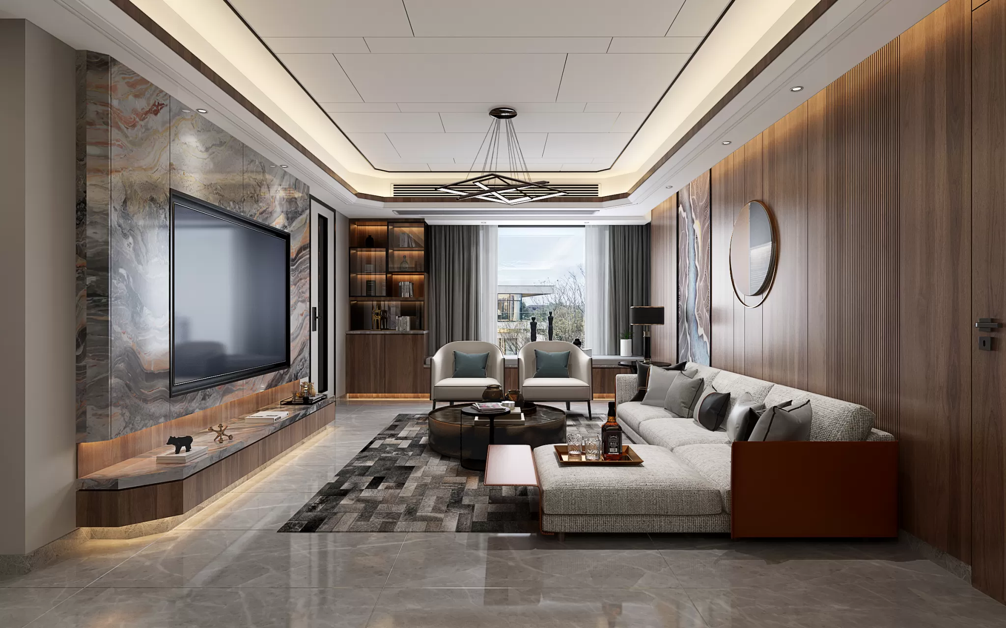 LIVING ROOM – MODERN STYLE – 685