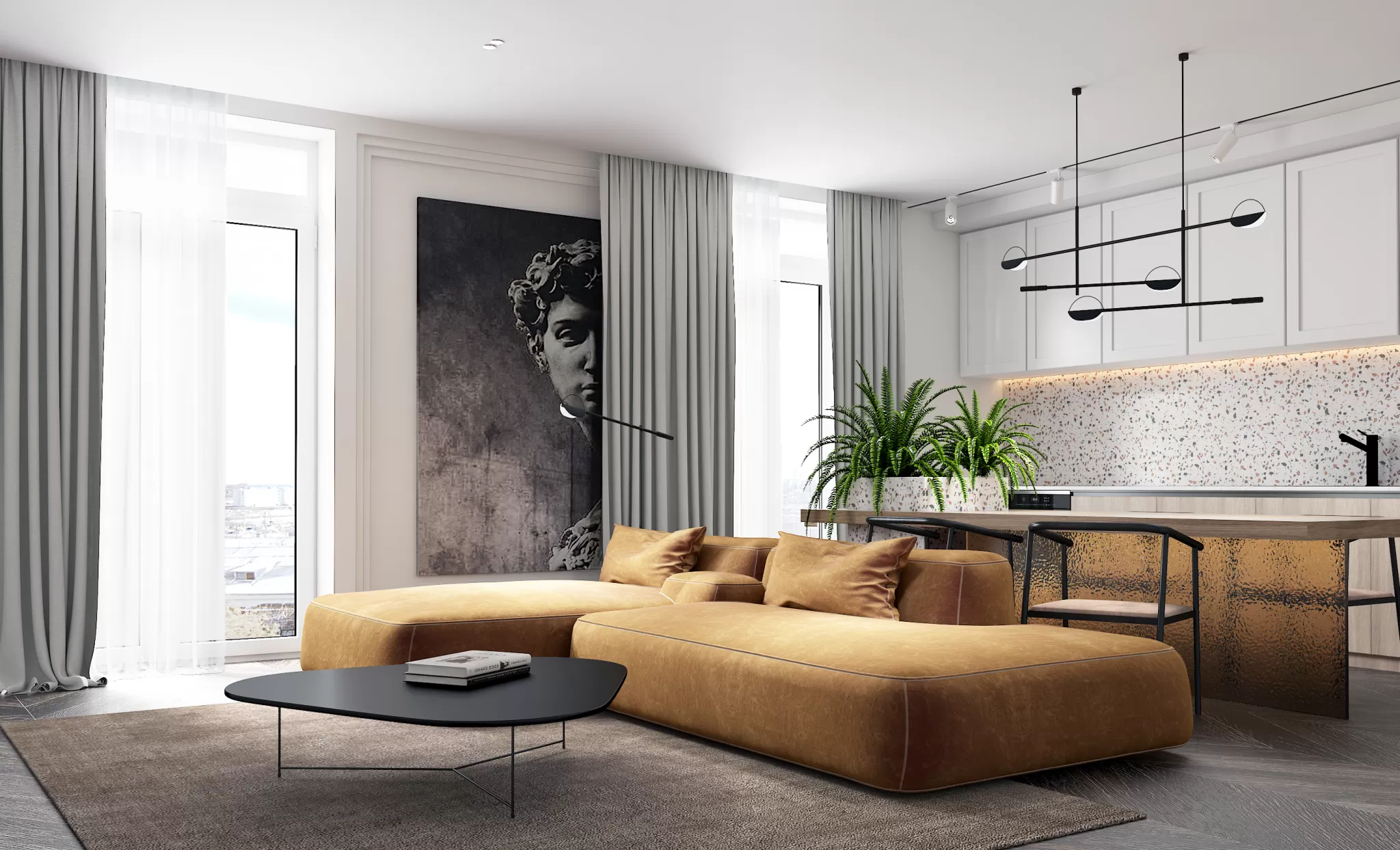 LIVING ROOM – MODERN STYLE – 707