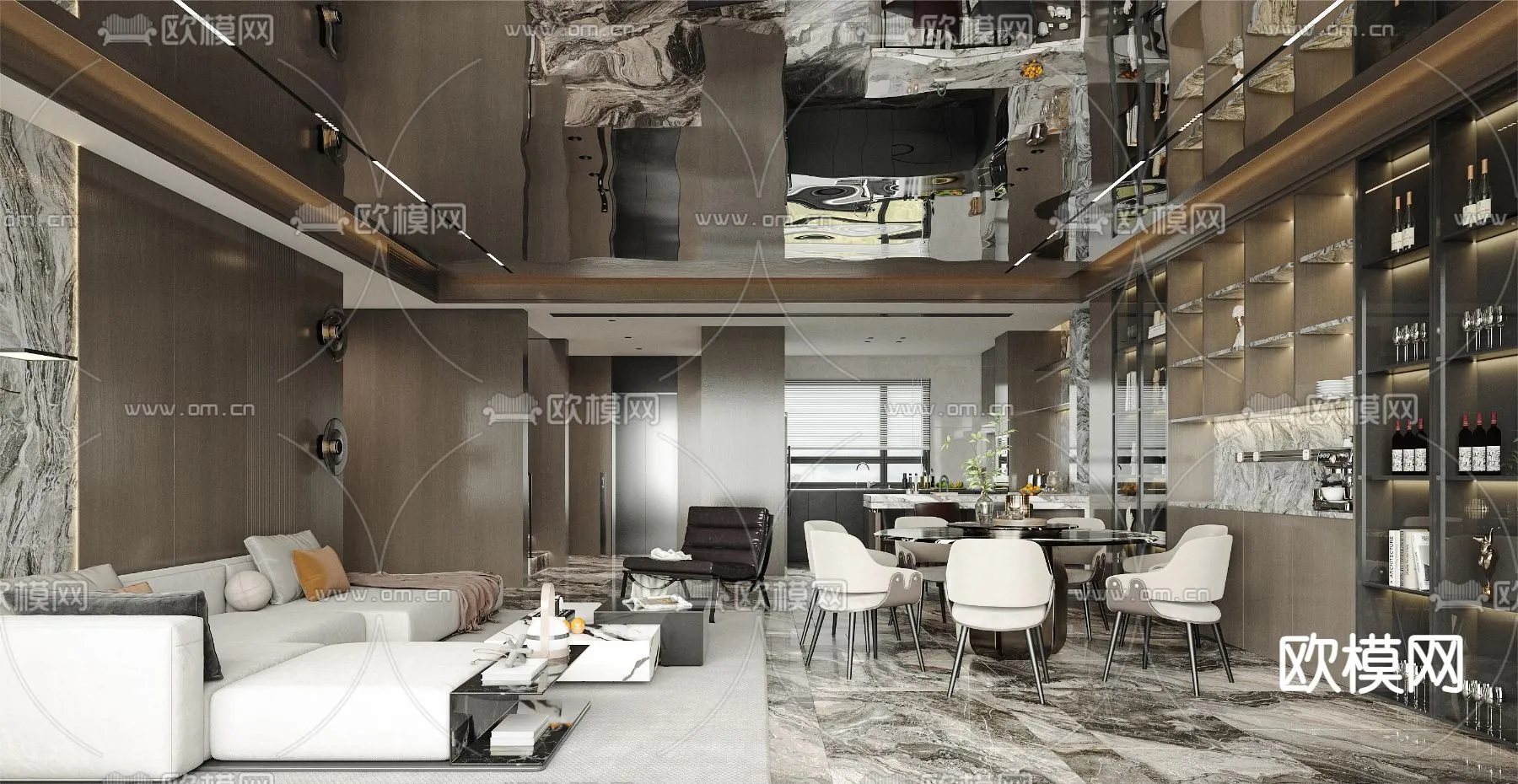 LIVING ROOM – MODERN STYLE – CORONA – 3D MODEL – 1992 LIVING ROOM – MODERN STYLE – CORONA – 3D MODEL – 1992