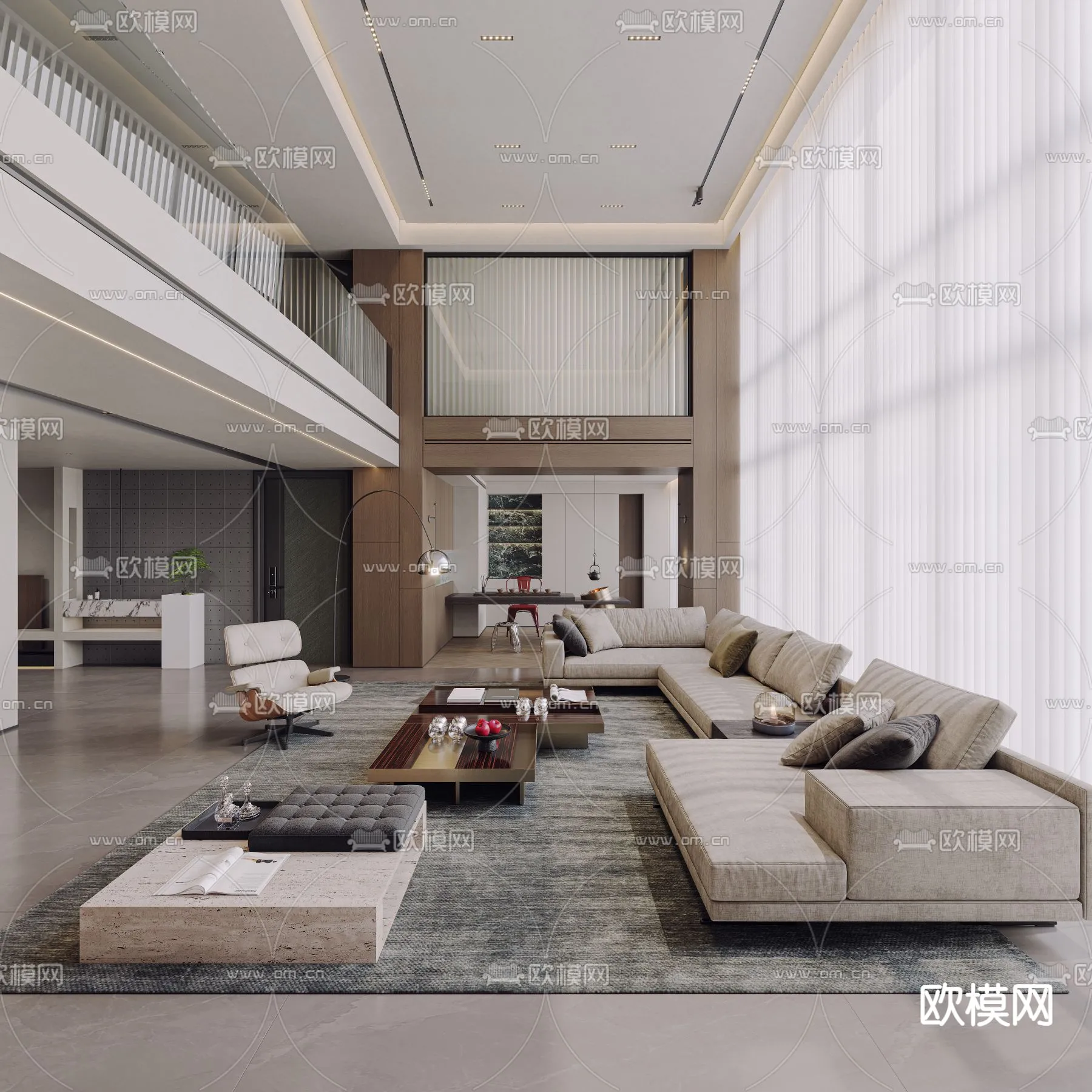 LIVING ROOM – MODERN STYLE – CORONA – 3D MODEL – 1993 LIVING ROOM – MODERN STYLE – CORONA – 3D MODEL – 1993