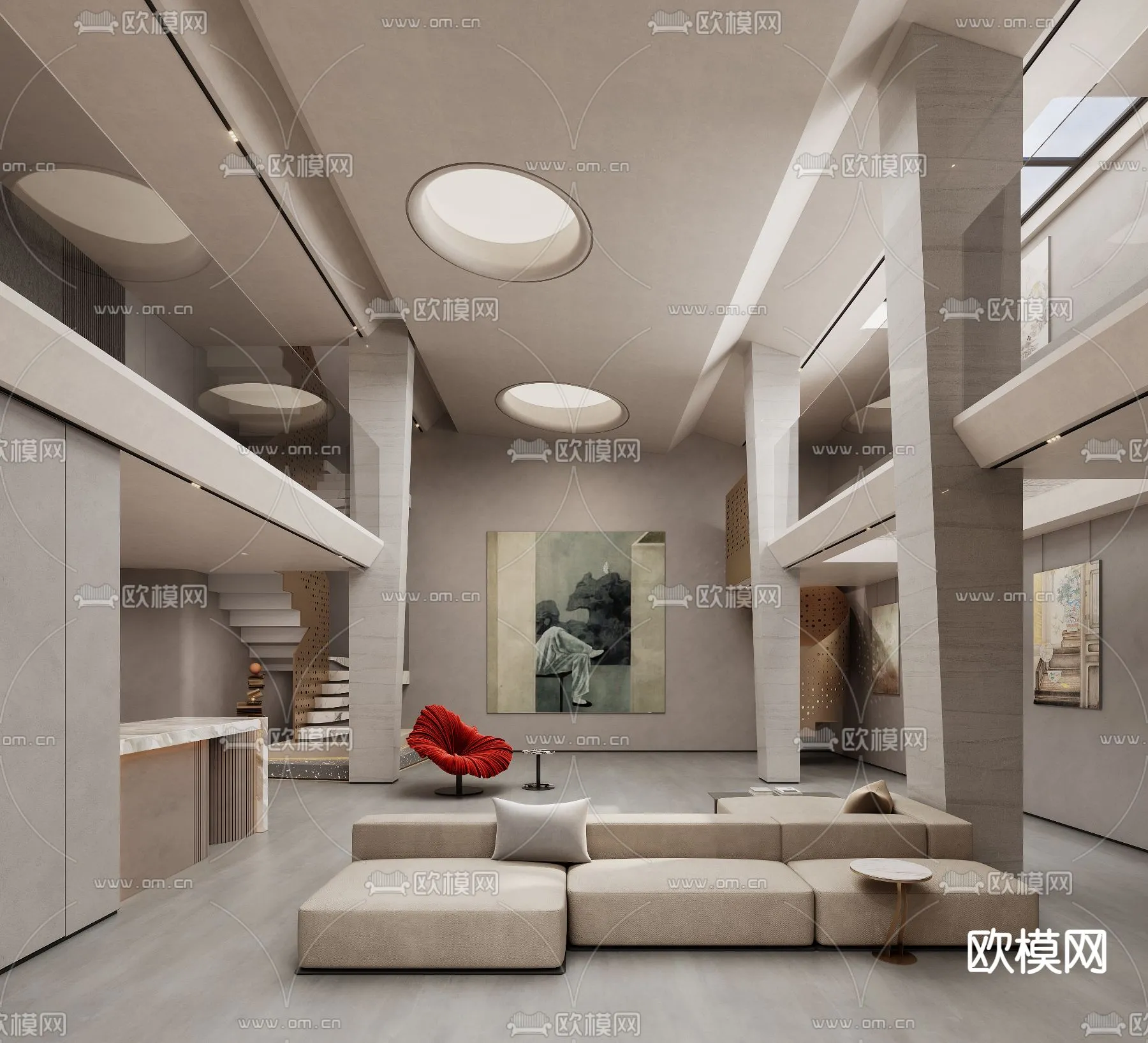 LIVING ROOM – MODERN STYLE – CORONA – 3D MODEL – 1997 LIVING ROOM – MODERN STYLE – CORONA – 3D MODEL – 1997