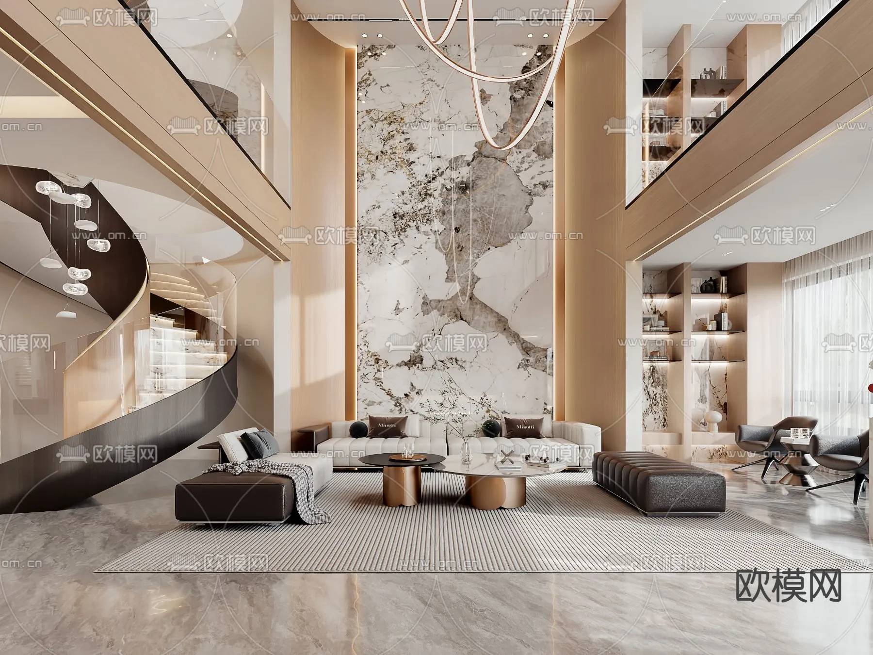 LIVING ROOM – MODERN STYLE – CORONA – 3D MODEL – 2002 LIVING ROOM – MODERN STYLE – CORONA – 3D MODEL – 2002