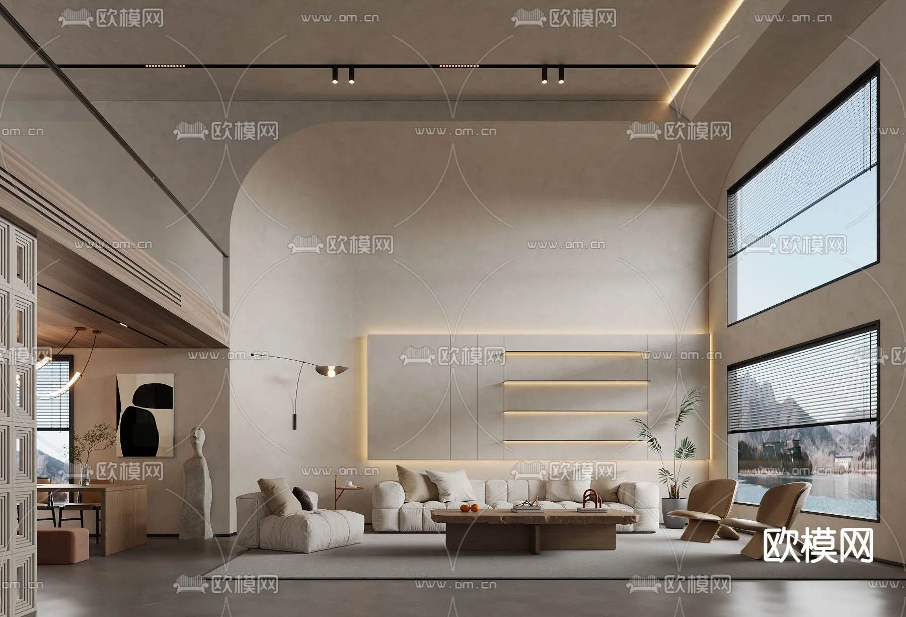 LIVING ROOM – MODERN STYLE – CORONA – 3D MODEL – 2009 LIVING ROOM – MODERN STYLE – CORONA – 3D MODEL – 2009