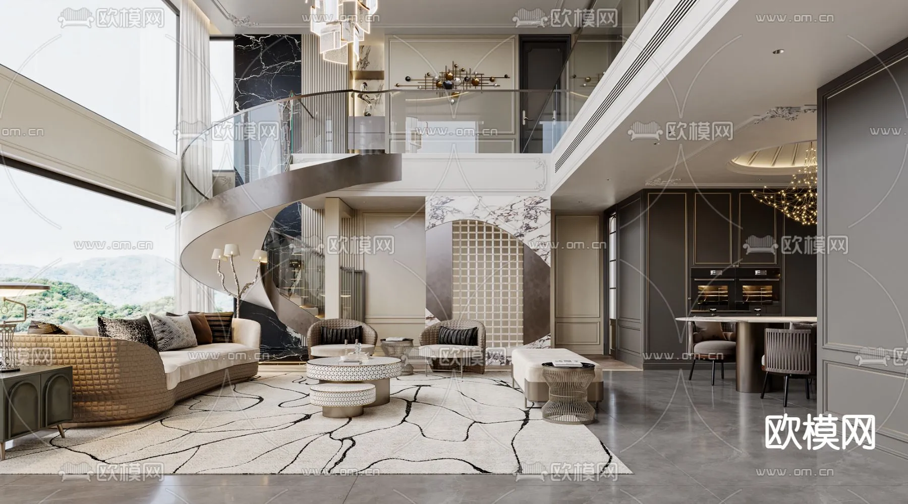 LIVING ROOM – MODERN STYLE – CORONA – 3D MODEL – 2024 LIVING ROOM – MODERN STYLE – CORONA – 3D MODEL – 2024