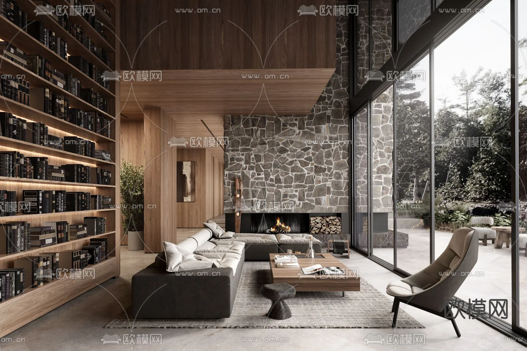 LIVING ROOM – MODERN STYLE – CORONA – 3D MODEL – 2041 LIVING ROOM – MODERN STYLE – CORONA – 3D MODEL – 2041