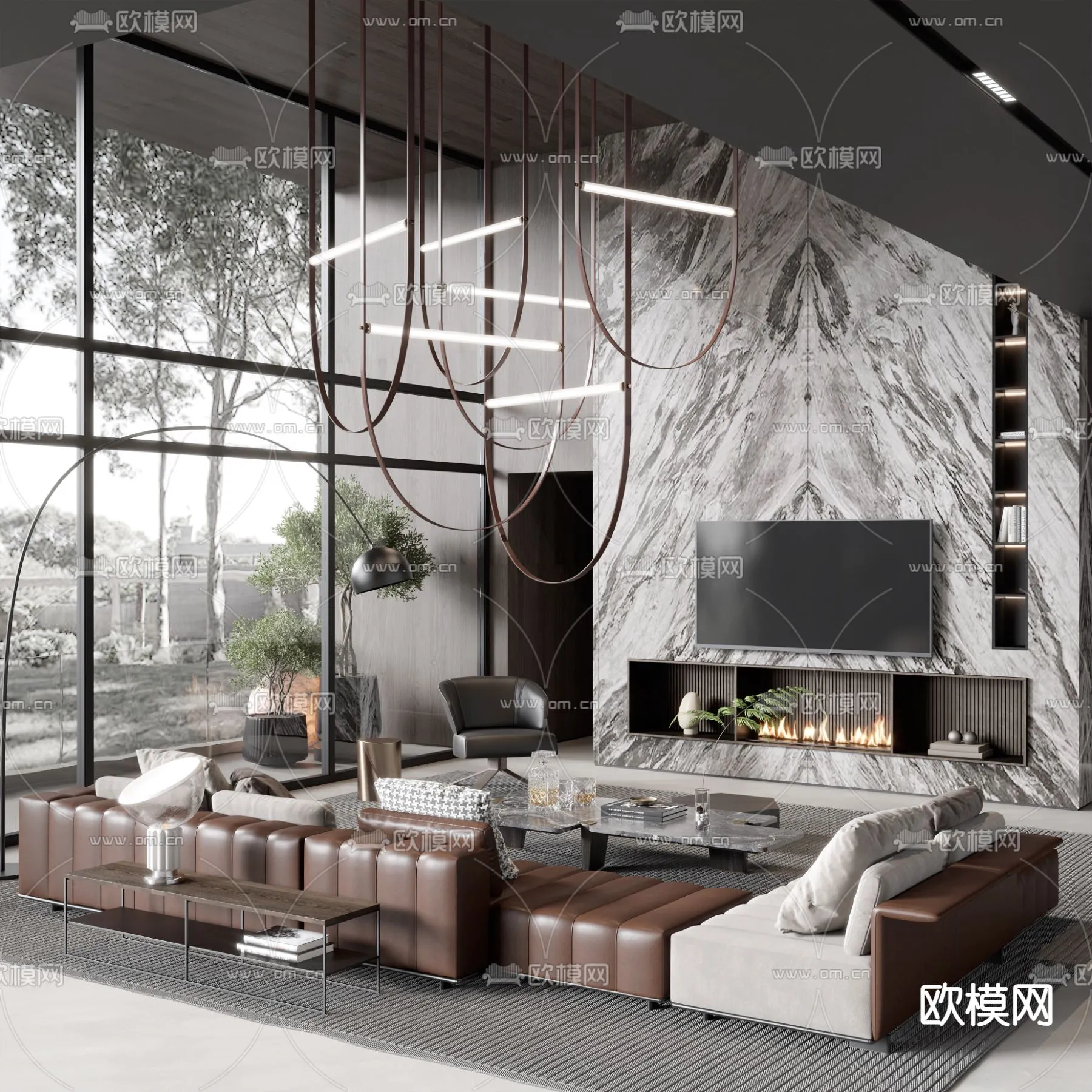 LIVING ROOM – MODERN STYLE – VRAY / CORONA – 3D MODEL – 1965 LIVING ROOM – MODERN STYLE – VRAY / CORONA – 3D MODEL – 1965
