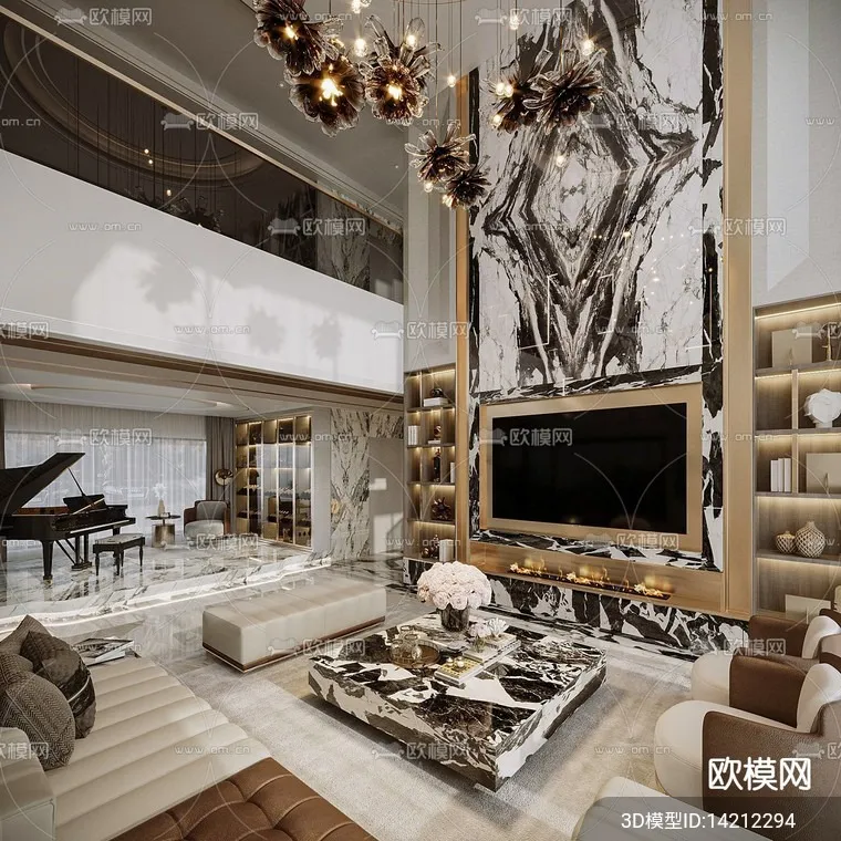 LIVING ROOM – MODERN STYLE – VRAY / CORONA – 3D MODEL – 1966 LIVING ROOM – MODERN STYLE – VRAY / CORONA – 3D MODEL – 1966