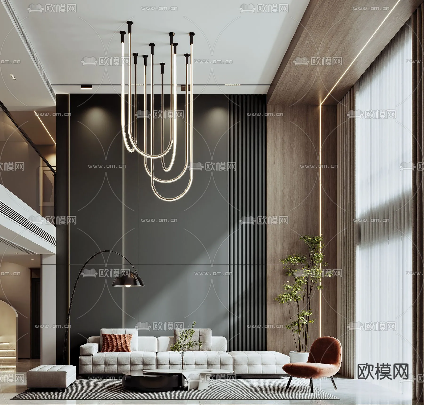 LIVING ROOM – MODERN STYLE – VRAY / CORONA – 3D MODEL – 1967 LIVING ROOM – MODERN STYLE – VRAY / CORONA – 3D MODEL – 1967