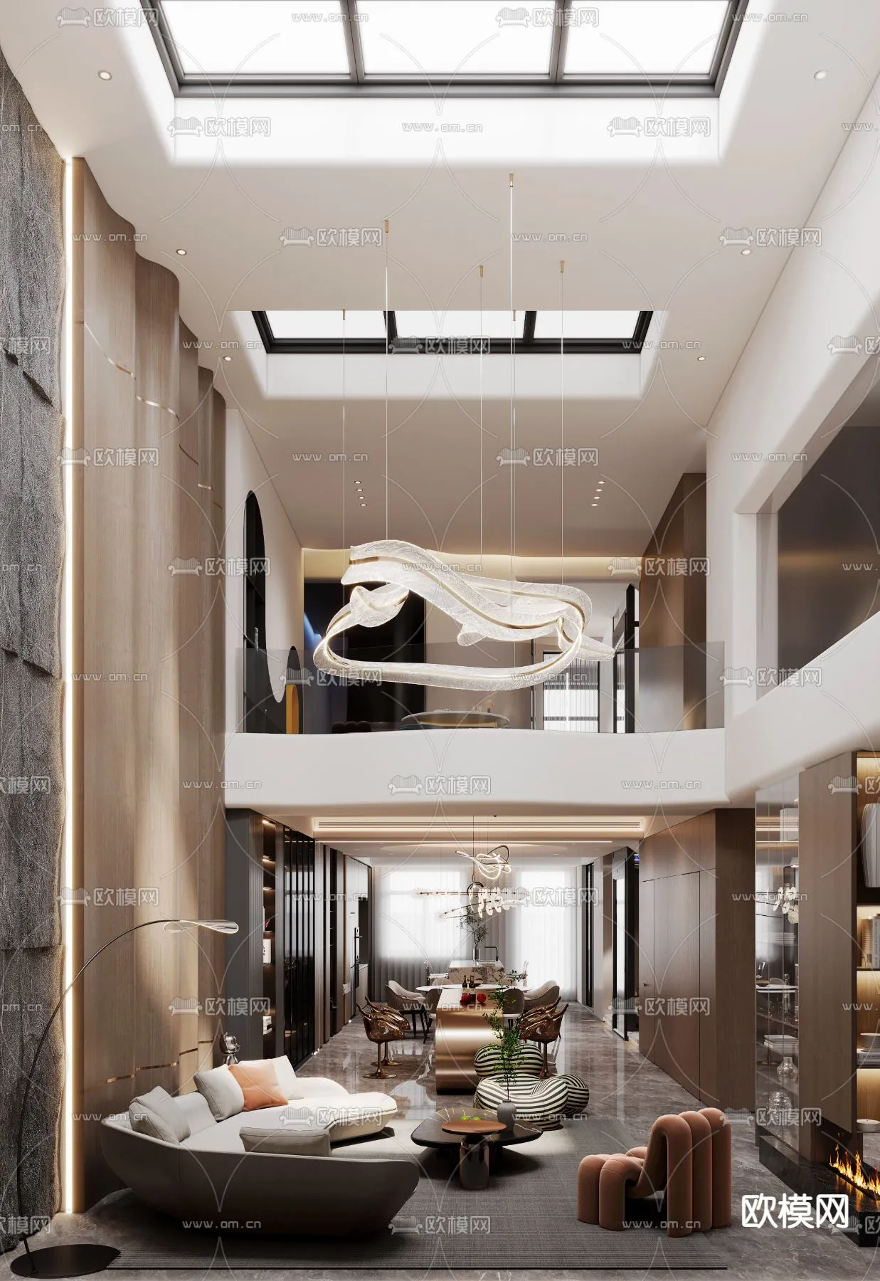 LIVING ROOM – MODERN STYLE – VRAY / CORONA – 3D MODEL – 1969 LIVING ROOM – MODERN STYLE – VRAY / CORONA – 3D MODEL – 1969