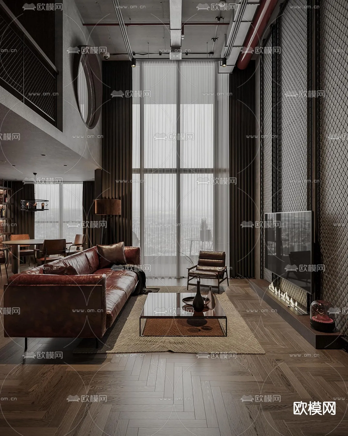 LIVING ROOM – MODERN STYLE – VRAY / CORONA – 3D MODEL – 1972 LIVING ROOM – MODERN STYLE – VRAY / CORONA – 3D MODEL – 1972