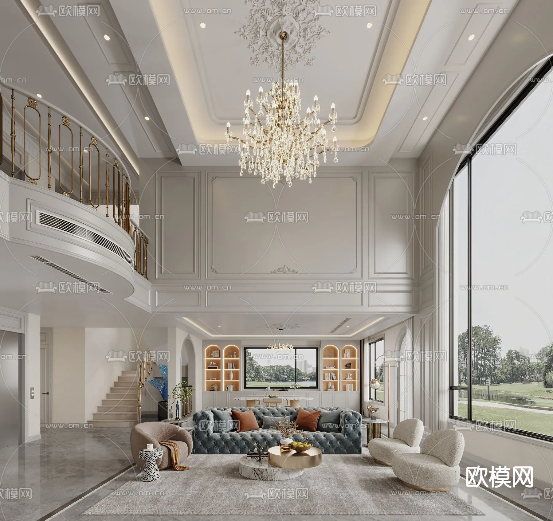 LIVING ROOM – MODERN STYLE – VRAY / CORONA – 3D MODEL – 1973 LIVING ROOM – MODERN STYLE – VRAY / CORONA – 3D MODEL – 1973