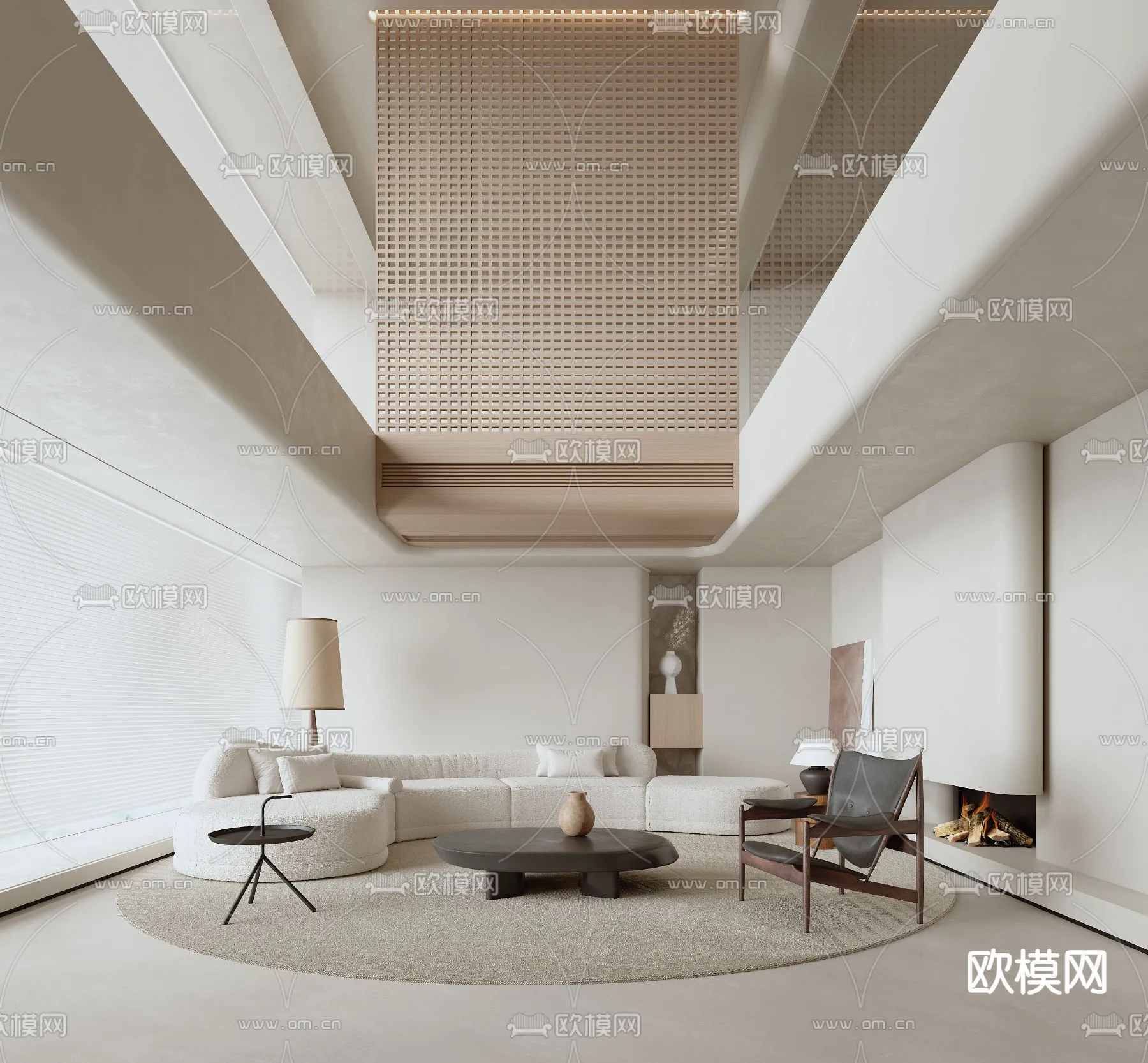 LIVING ROOM – MODERN STYLE – VRAY / CORONA – 3D MODEL – 1974 LIVING ROOM – MODERN STYLE – VRAY / CORONA – 3D MODEL – 1974
