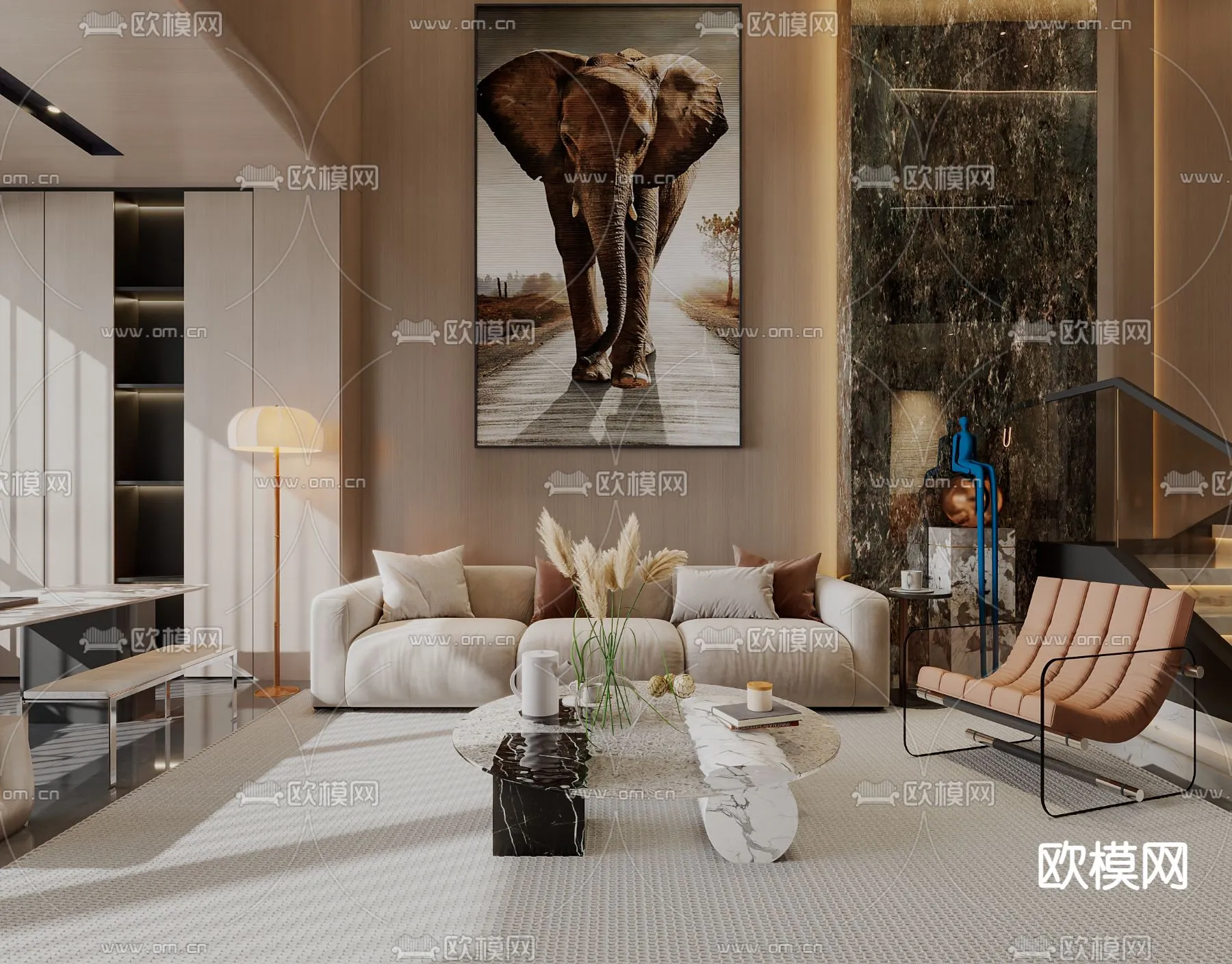 LIVING ROOM – MODERN STYLE – VRAY / CORONA – 3D MODEL – 1989 LIVING ROOM – MODERN STYLE – VRAY / CORONA – 3D MODEL – 1989