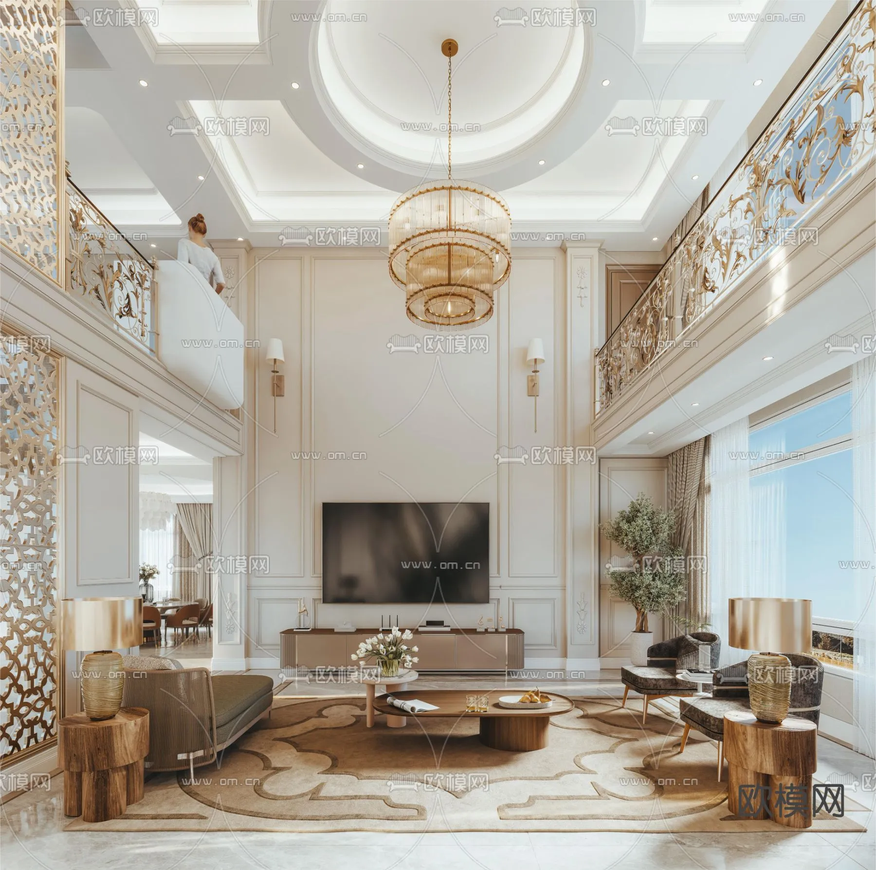 LIVING ROOM – MODERN STYLE – VRAY / CORONA – 3D MODEL – 1990 LIVING ROOM – MODERN STYLE – VRAY / CORONA – 3D MODEL – 1990