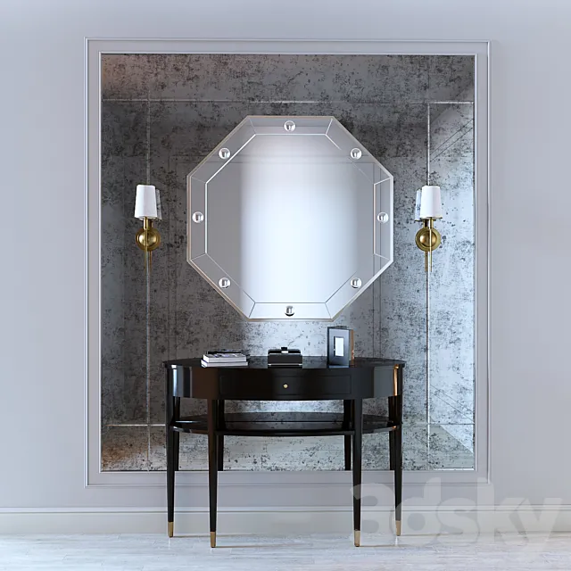 Living-room set 001 3DModel