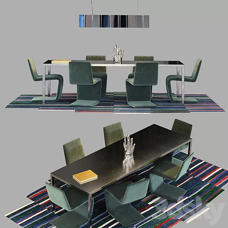 Living room set 3D Model