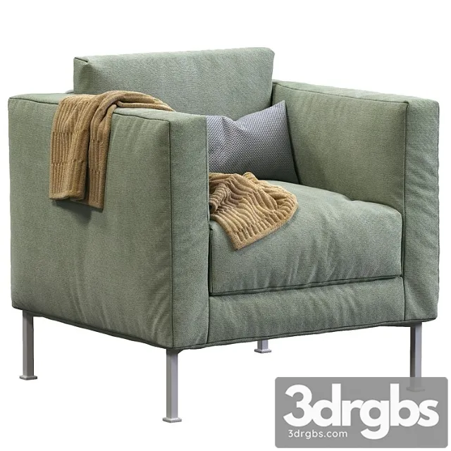 Livingdivani armchair box 3D Model Download