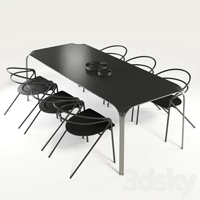 livingdivani Brasilia George’s chair 3D Model livingdivani Brasilia George’s chair 3D Model