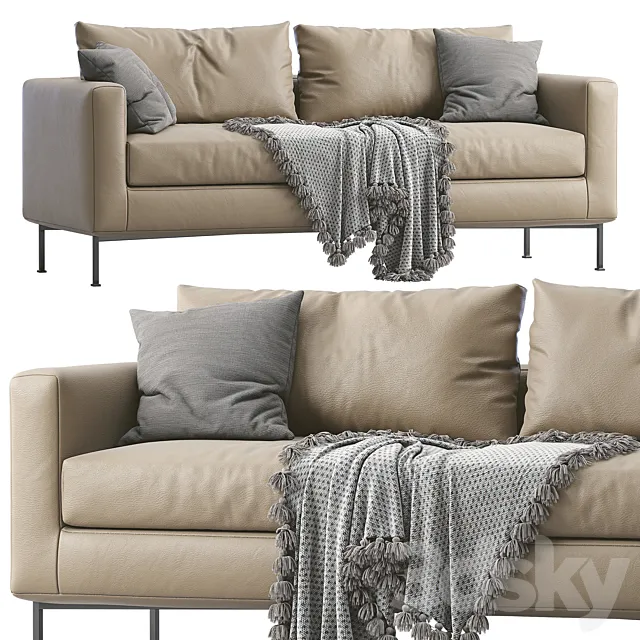 Livingdivani Leather Sofa Box 3DModel Livingdivani Leather Sofa Box 3DModel