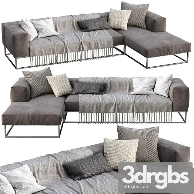 Livingdivani Sofa Ile Club 2 3D Model Download