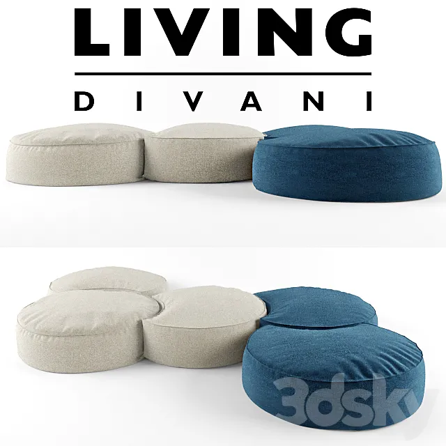 Livingdivani_Pasticca 3DModel Livingdivani_Pasticca 3DModel