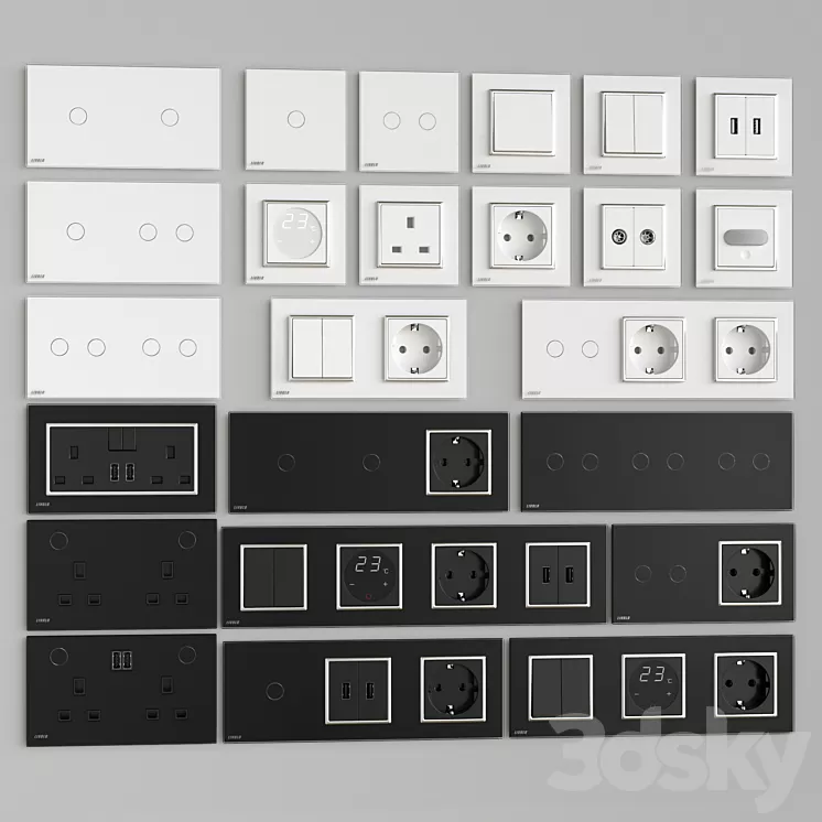 Livolo touch 3D Model