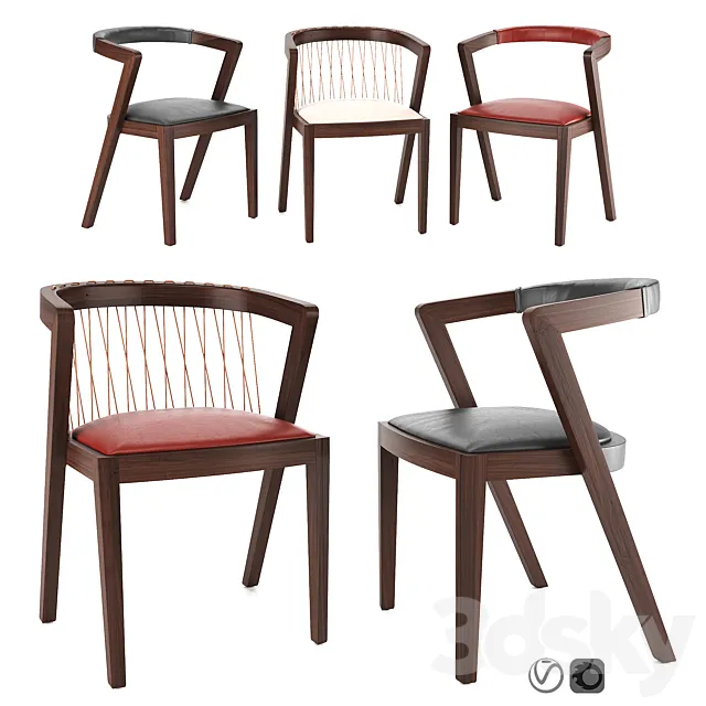 Livoni string chair 3D Model Livoni string chair 3D Model