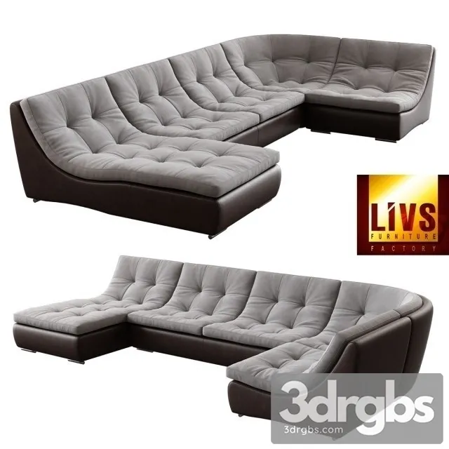 Livs Korado Sofa 3D Model Download
