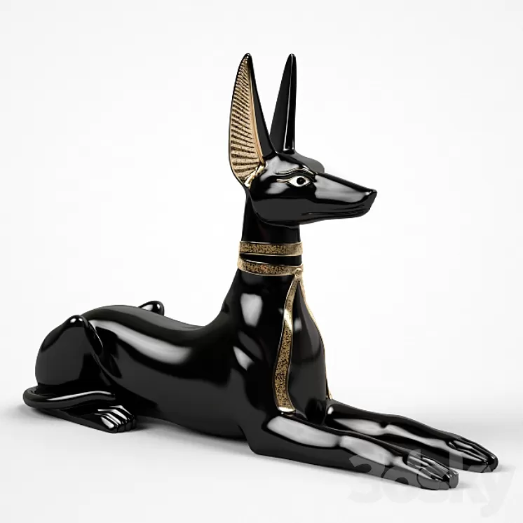 Lladro Anubis 3D Model
