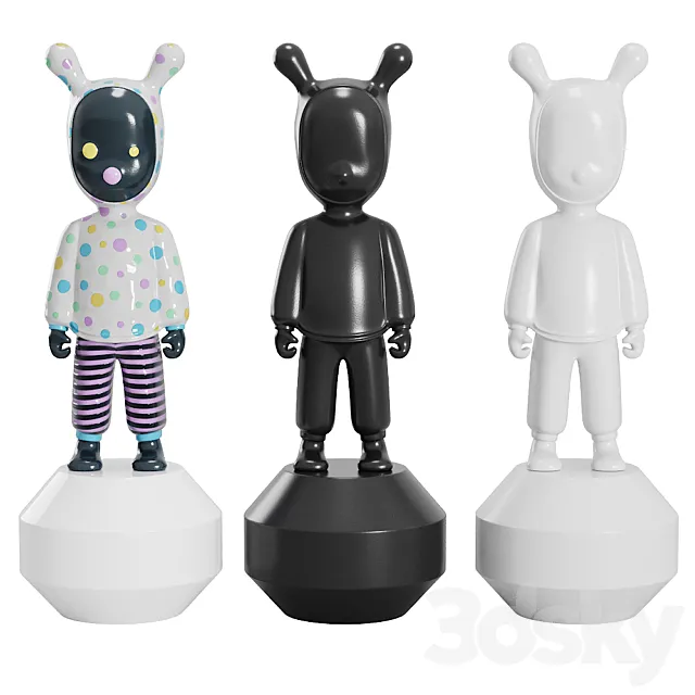 Lladro THE GUEST by Devilrobots 3DModel Lladro THE GUEST by Devilrobots 3DModel