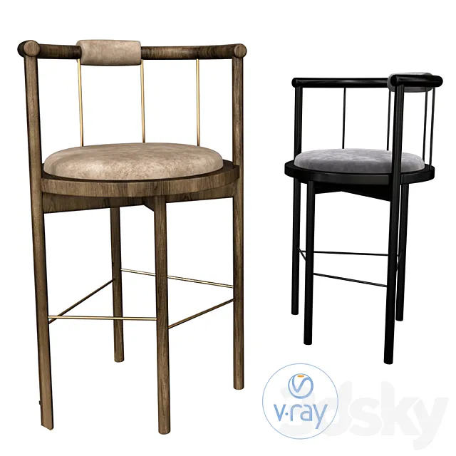 Lloyd bar stool 3DModel