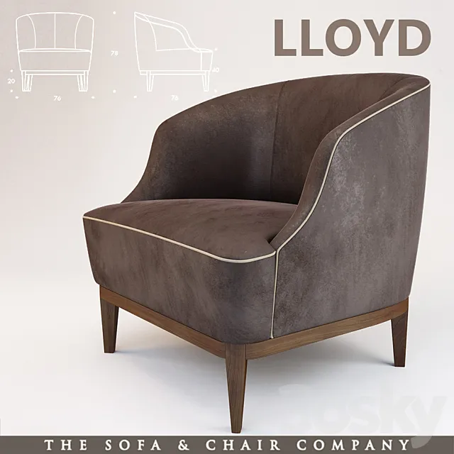 LLOYD. The Sofa & Chair Company. London 3DModel LLOYD. The Sofa & Chair Company. London 3DModel