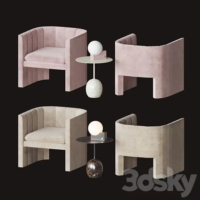 Loafer Chair 3D Model