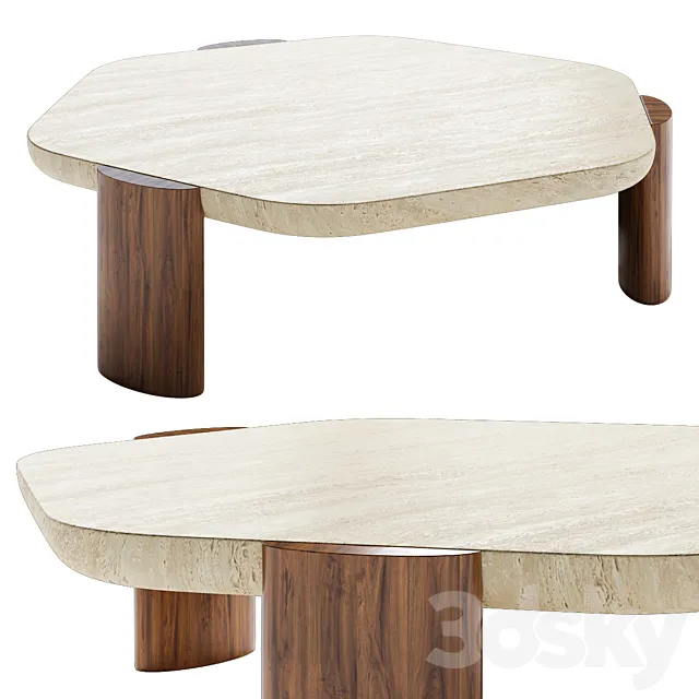 Lob low table 3D Model
